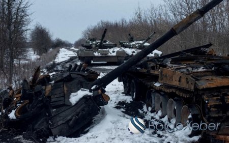 Ukrayna MN: "Rusiyanın daha 1 təyyarəsi, 6 PUA-sı, 2 helikopteri, 14 tankı məhv edilib"