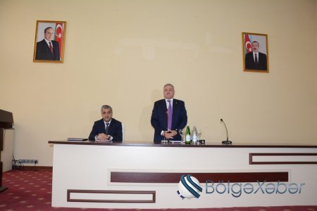​Tərtərdə Payızlıq əkinlərin vəziyyəti və yazlıq əkin sahələrində işlərin gedişi mövzusunda müşavirə keçirilib