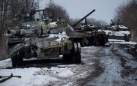 Ukrayna MN: "Rusiya hərbçiləri Kiyev vilayətinin şimalından Belarus sərhədinə doğru çıxarılır"