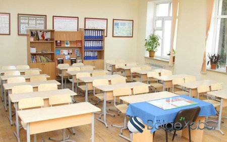 Bakıda məktəbdə şagird bıçaqlandı - Saxlanılan var