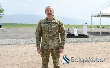 Prezident Zəngilan Beynəlxalq Hava Limanının tikinti işləri ilə tanış oldu