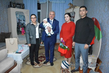 Rayon rəhbəri Misir Axundovun evində olub