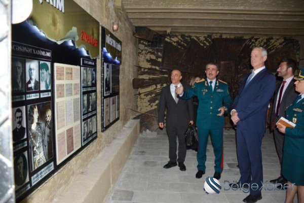 DSX rəisi Yoav Qallantla görüşdü