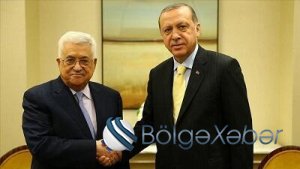 Türkiyə prezidenti Fələstin liderləri ilə görüşdü