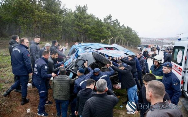 Türkiydə ağır qəza: 12 nəfər öldü