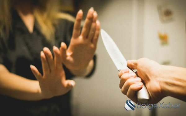 Oğuzda kişi keçmiş arvadını bıçaqladı
