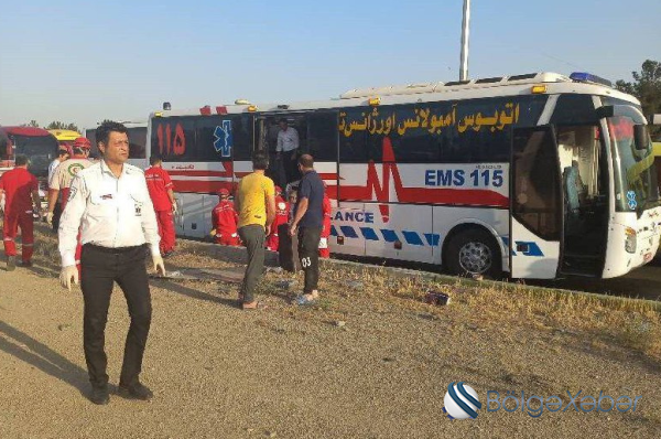 Bodrumda avtobus aşdı, 23 nəfər yaralandı