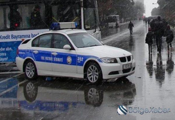 DYP-dən yağışlı hava ilə bağlı sürücülərə müraciət