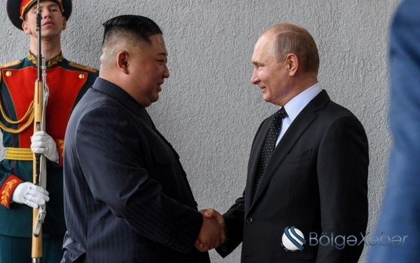 Putinlə Kim Çen İnin təkbətək görüşü başladı