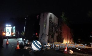 TIR sərnişin avtobusu ilə toqquşdu: 6 ölü, 43 yaralı