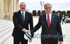 İlham Əliyev qazaxıstanlı həmkarı ilə görüşdü