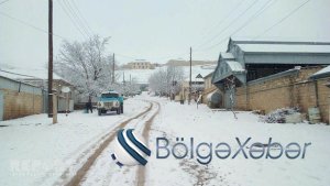 Bu rayonlara qar yağdı