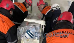 Perinatal Mərkəzdə yanğın: 4 körpə öldü - Rəsmi