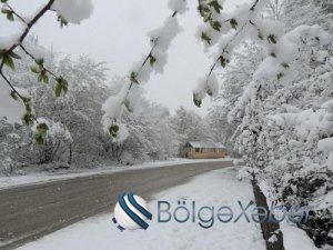 Bu ərazilərimizə qar yağdı