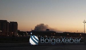 Sumqayıtda güclü yanğın baş verib