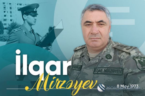 Bu gün şəhid Milli Qəhrəmanımız polkovnik İlqar Mirzəyevin doğum günüdür