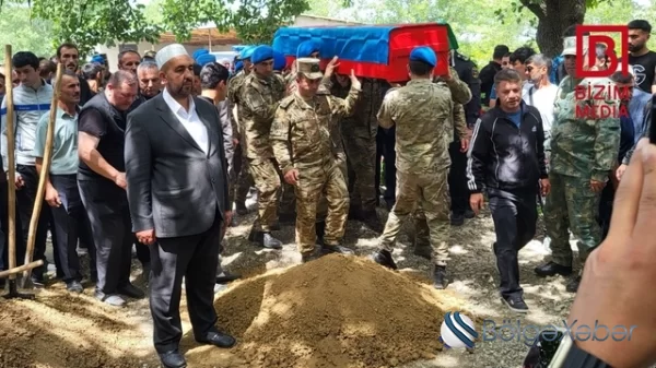 Bədbəxt hadisə nəticəsində dünyasını dəyişən hərbçimiz DƏFN OLUNDU