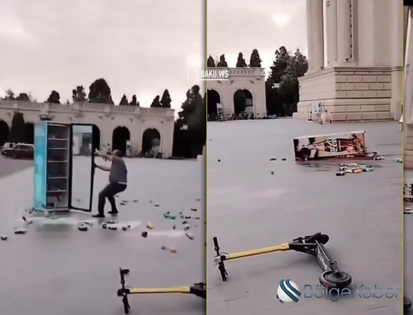 Azərbaycanda güclü külək satıcılara problem yaratdı