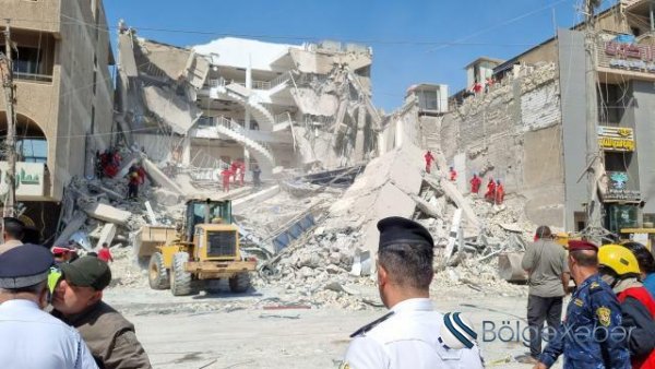 Misirdə bina çökdü: ölənlər var