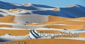 Sahara səhrası su altında qaldı