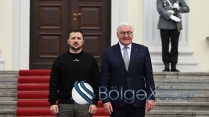Zelenski Almaniya prezidenti ilə görüşdü