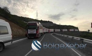 900-ə yaxın erməni yük maşını Rusiyaya keçə bilmir