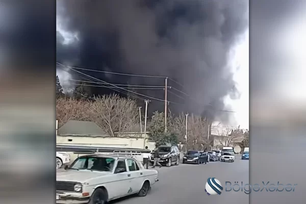 Dərnəgüldə yanğın baş verib