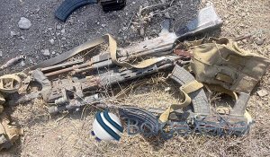 Ermənilərə aid silah sursat aşkarlandı