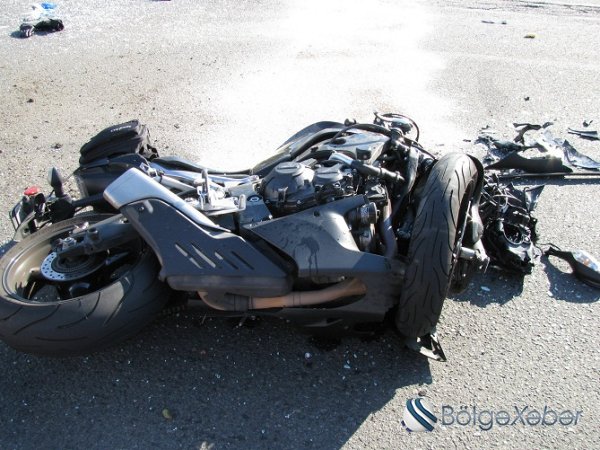 Bakıda motosiklet qəza törədib
