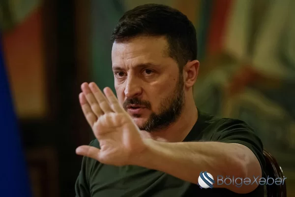 Zelenski Ukraynanın "qırmızı xətt"ini göstərdi