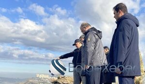 Əzizov və Heydərov yanğın baş verən əraziyə gediblər
