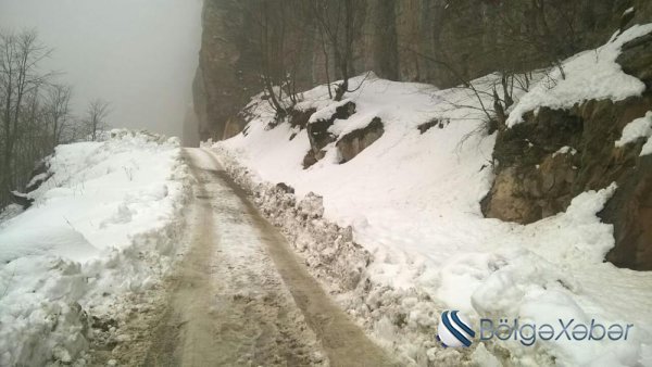 Quba-Xınalıq yolu bağlandı