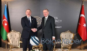 Əliyev Antalyada Ərdoğanla görüşdü