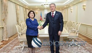 Sahibə Qafarova Hulusi Akarla görüşdü