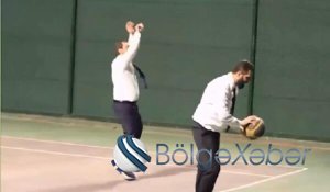 Prezident nazirlə basketbol oynadı