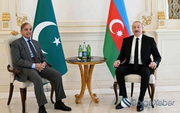 İlham Əliyev Şahbaz Şəriflə danışdı