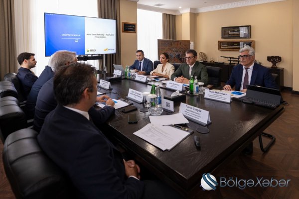 “AzerGold” QSC-də Türkiyənin “Aleks Metal Rafineri” şirkətinin  rəhbəri ilə görüş keçirilib