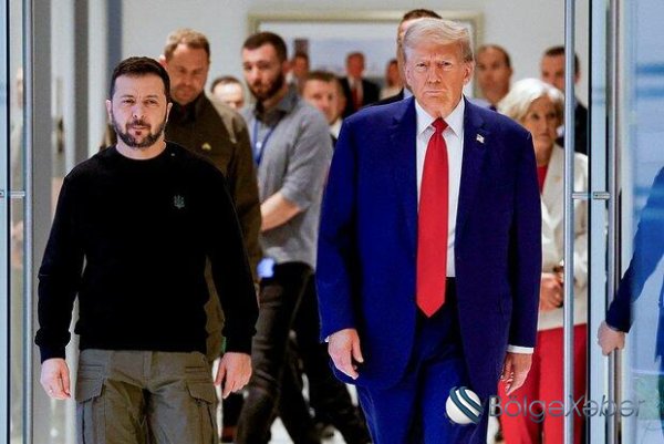 Tramp Zelenski ilə görüşdü