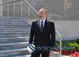 İlham Əliyev Bakı Ekspo Mərkəzdə
