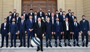 Prezident milli komandamızın üzvlərini qəbul etdi