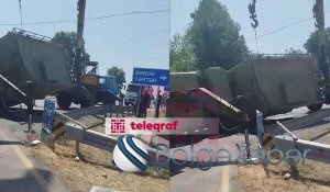 Ordumuza məxsus yük maşını aşdı