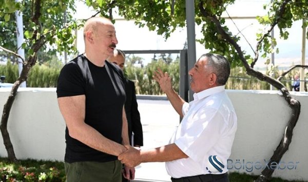 Prezident Xocalıda bu ailənin qonağı oldu