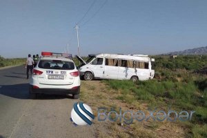 Uşaq baxçasının işçiləri qəzaya düşdü